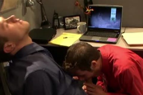 excited Office homo guys slamming booties In The Office