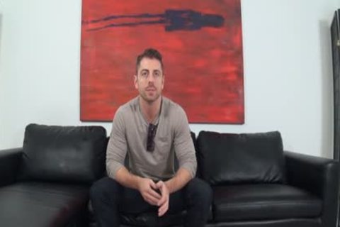 Straight chap On The Casting couch Sucks Some penis