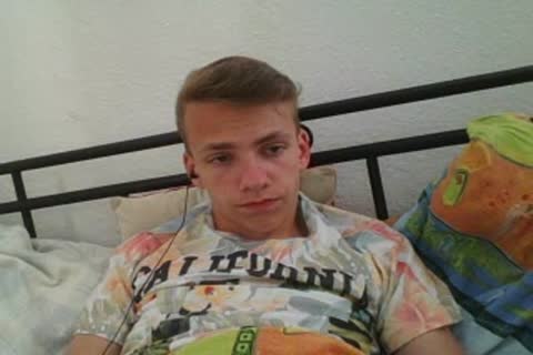 Very captivating German lad, gigantic dong & So delicious ass