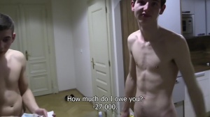 Slovakian lad with gigantic  cock got banged