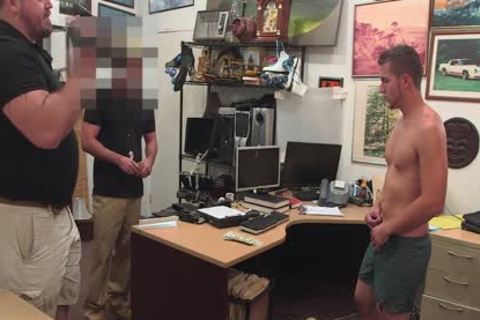 gay PAWN - young str8 blonde man Has gay threesome For Bail cash
