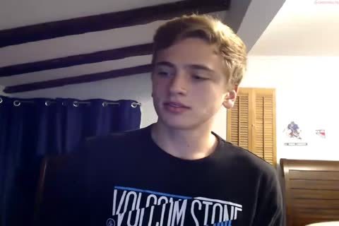 Blond teen Cums On fake penis And Licks his goo - Chaturbate