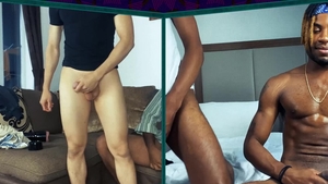 Drill My Hole - Asian Jaiden Dinero bareback handjob outdoors