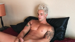 SeanCody: Tattooed Nikolai Lombardo masturbation in the bed