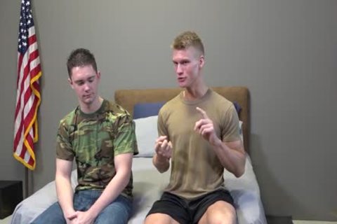 'Army Cadet Sucks weenie For The First Time'