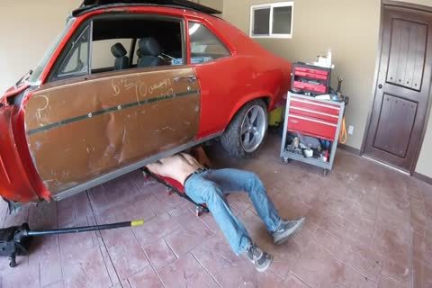 Brock Cooper-Garage jack off And sperm