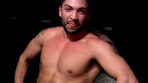 FetishMen: Dominic next to Dominic Pacifico hard cumshot