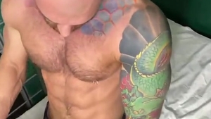 Tasty latino guard raw blowjob cum sex tape