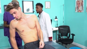 Downlow Boys: Dr. K and Nurse Play with Big Dicks