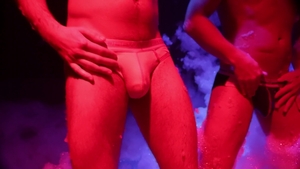 Men: Underwear Clad Boys Get Sudsy