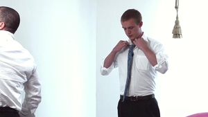 Missionary Boys: Elder Gets Pounded by Bishop at Ordination