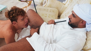 Upside-Down Blowjob from Austin to Jafar