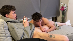Best Friends Share A Dirty Blowjob Moment